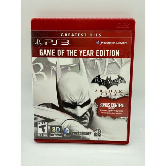 batman: Arkham City - Game of the Year Edition PlayStation 3, 2012‎ PS3 Tested - Picture 1 of 3